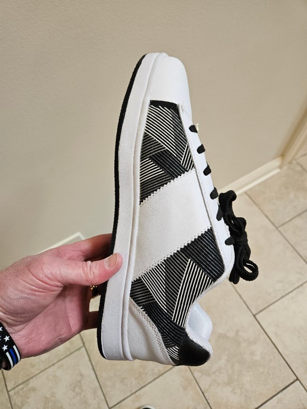 Luxury Kicks (Vlado) Men's Fashion Sneakers, White, Sz 12 - Picture 11 of 16